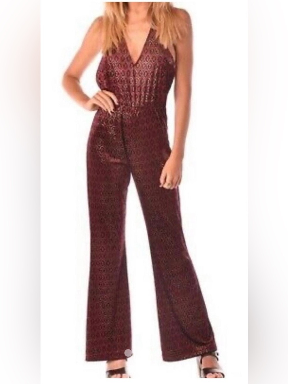 Motel Rock ‘Baby’ Halter Jumpsuit - Size S - Picture 2 of 7